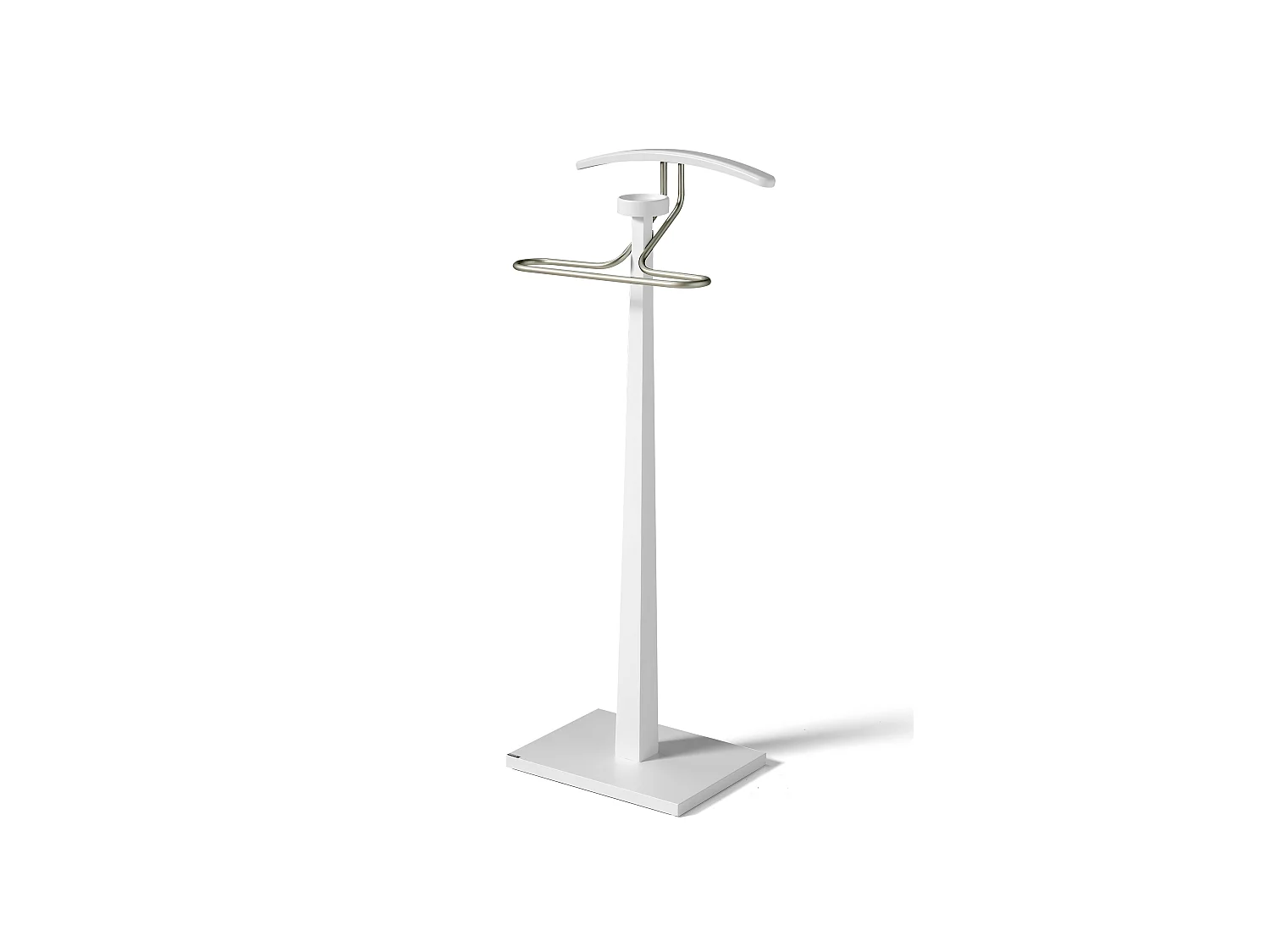 Valet de nuit - H112cm x L46cm x P34cm - hêtre massif blanc - Monolithe