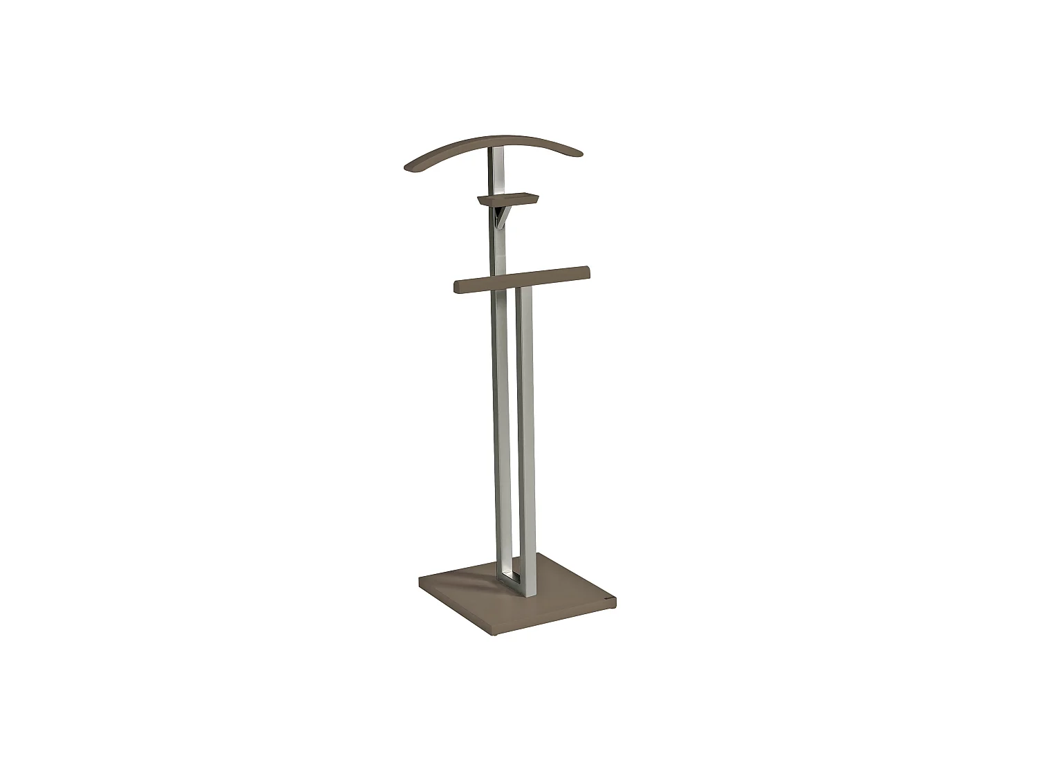 Valet de nuit - H116cm x L46cm x P34cm - hêtre massif moka - New York