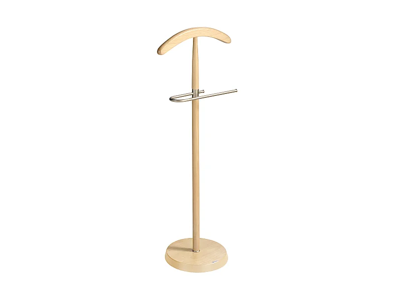 Valet de nuit - H111cm x L44cm x P30cm - hêtre massif naturel - Oxford