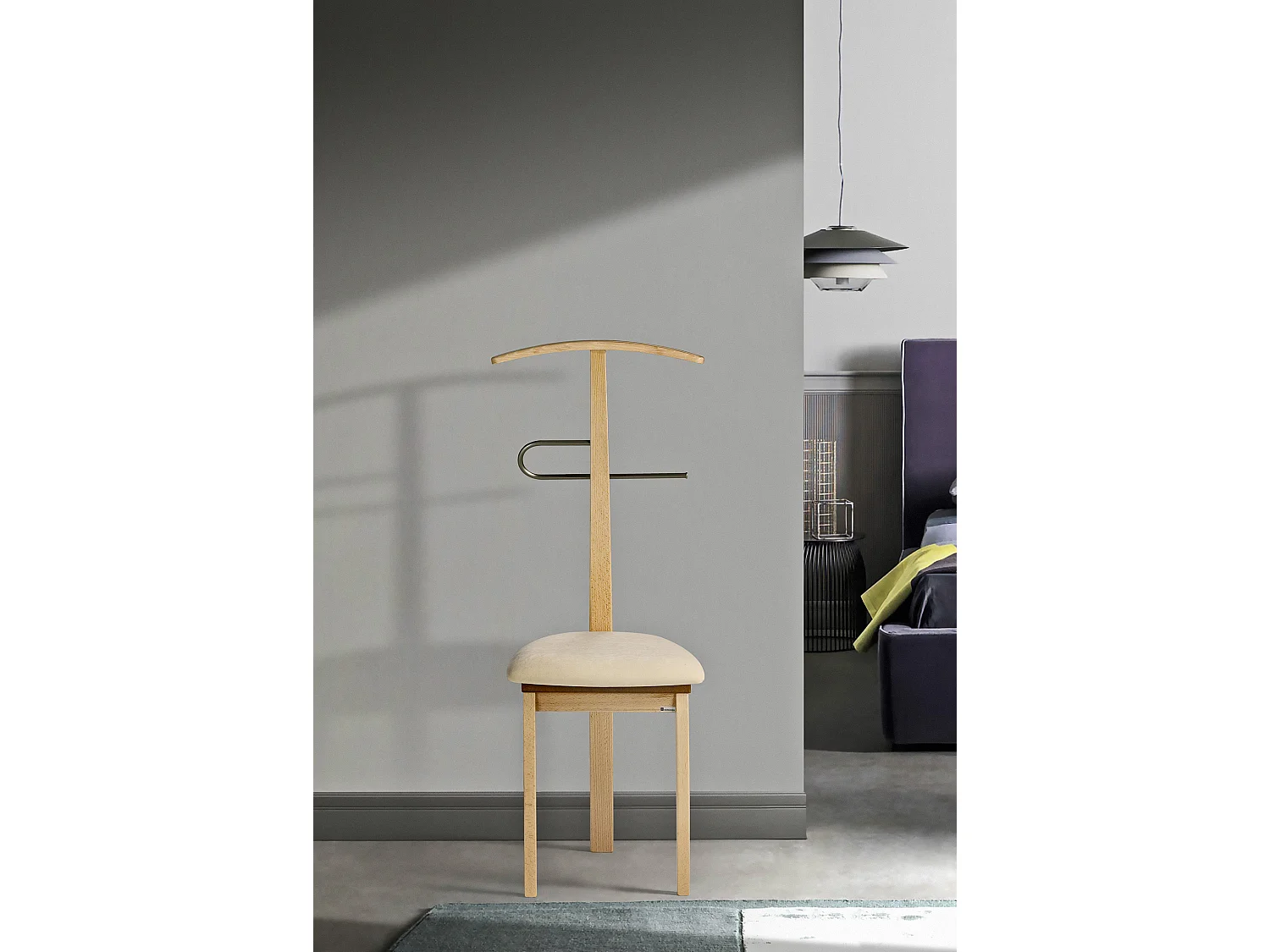 Cabide - A108cm x L46cm x F44cm - faia maciça natural - Stilizzato