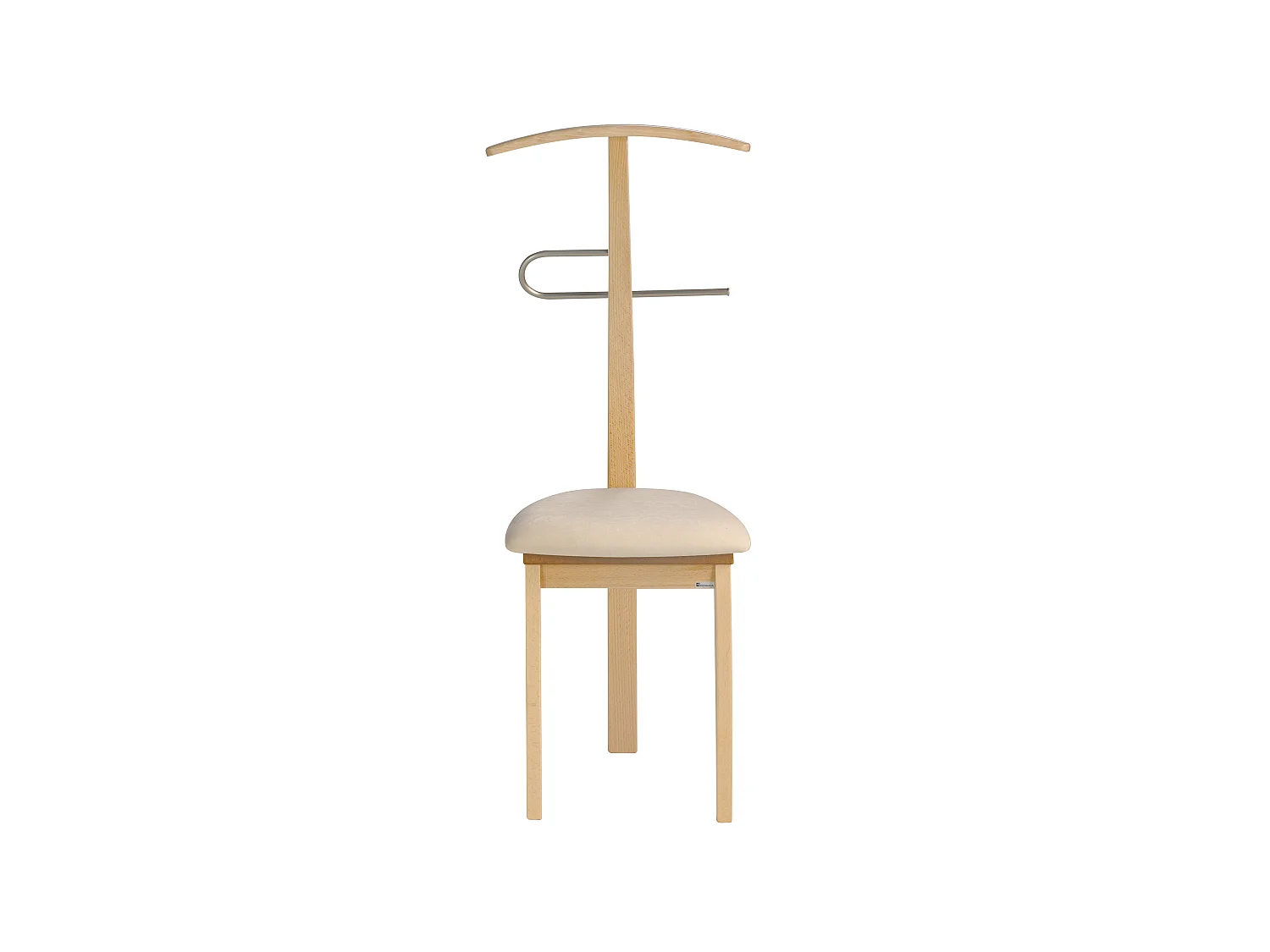 Valet de nuit - H108cm x L46cm x P44cm - hêtre massif naturel - Stilizzato