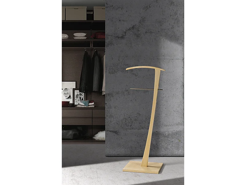 Cabide - A115cm x L48cm x F28cm - faia maciça natural - Lindes