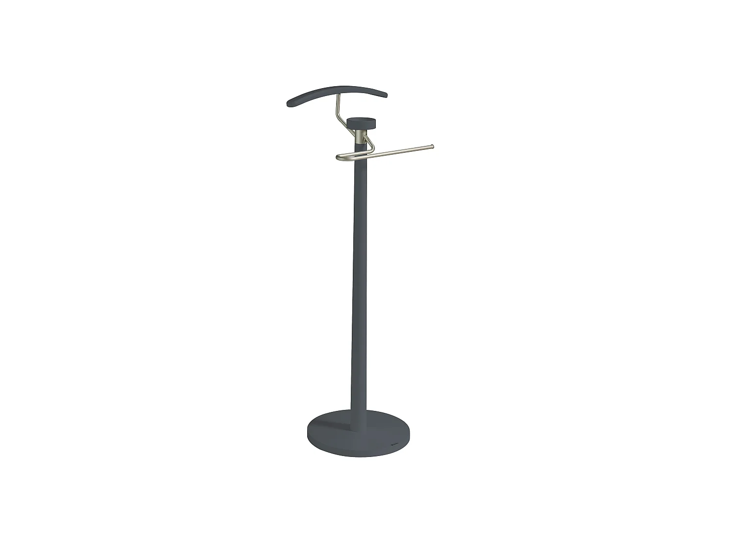 Valet de nuit - H112cm x L46cm x P34cm - hêtre massif gris graphite - Bold