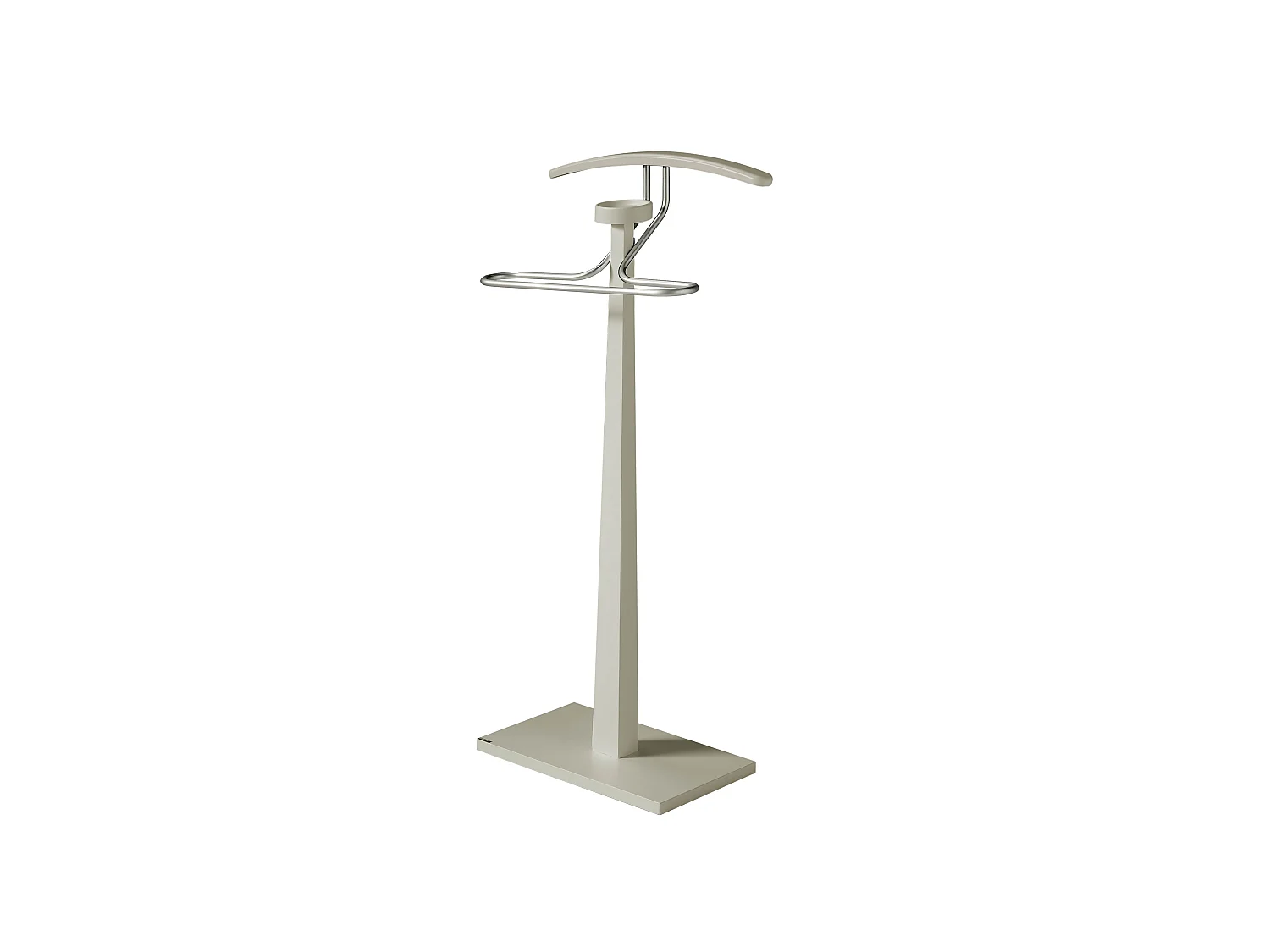 Valet de nuit - H112cm x L46cm x P34cm - hêtre massif taupe - Monolithe