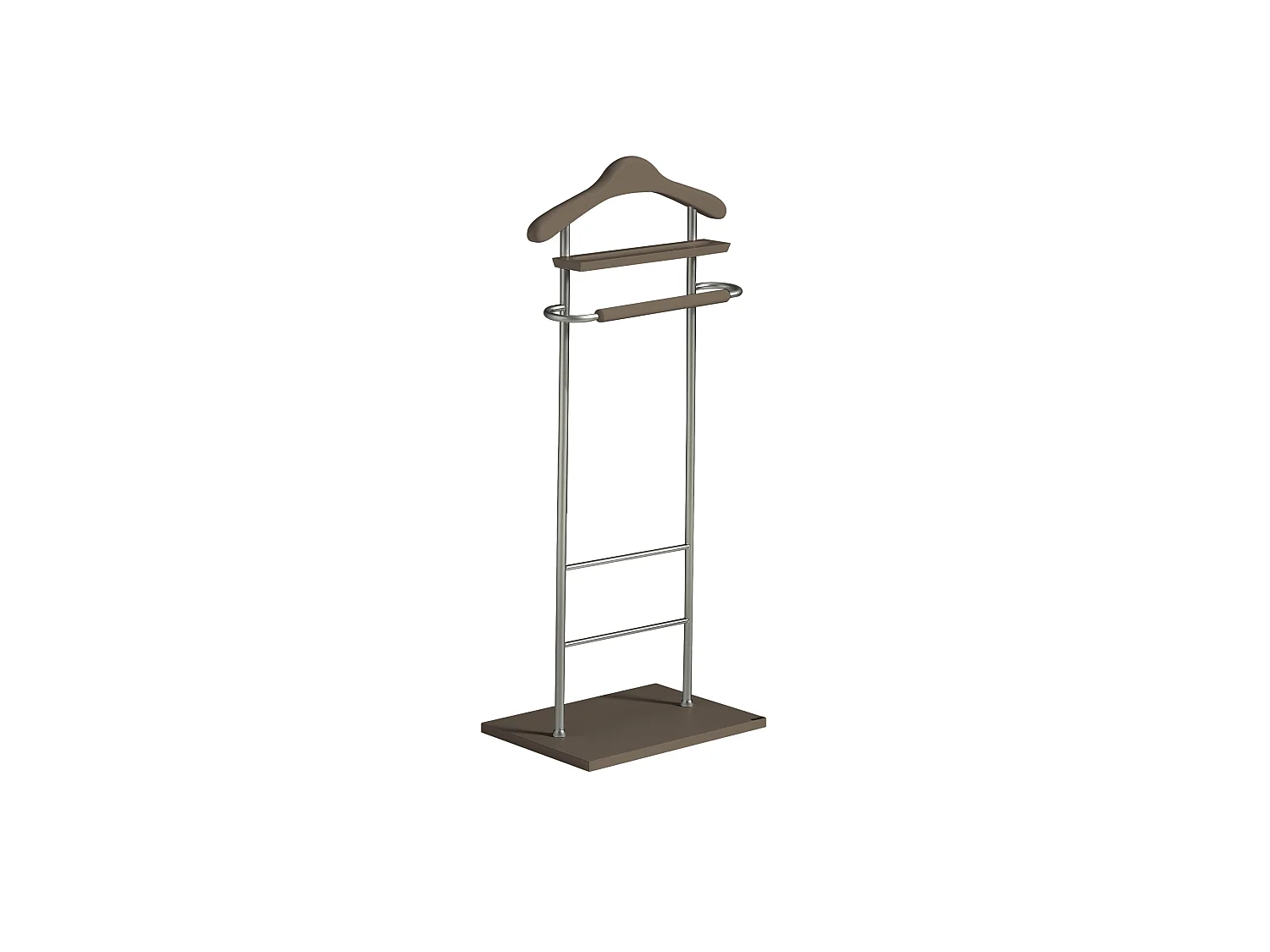 Valet de nuit - H110cm x L45cm x P28cm - hêtre massif moka - Essence