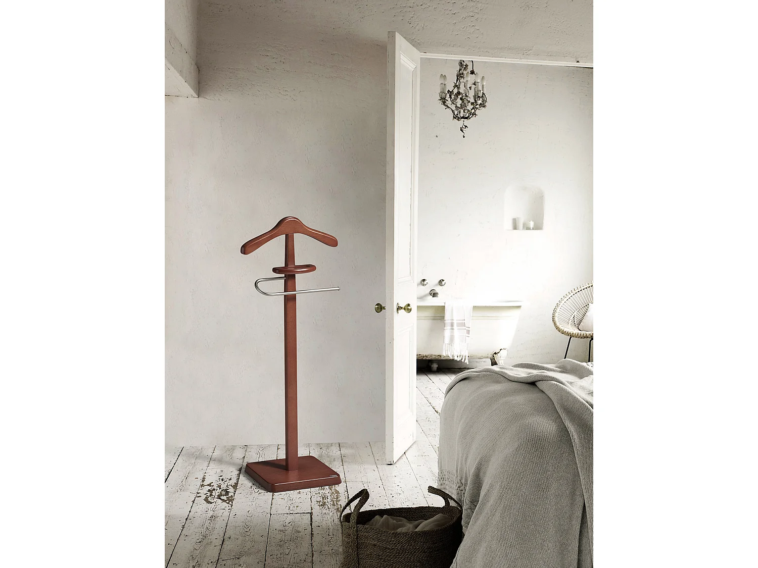 Cabide - A112cm x L46cm x F34cm - faia maciça mogano - Always