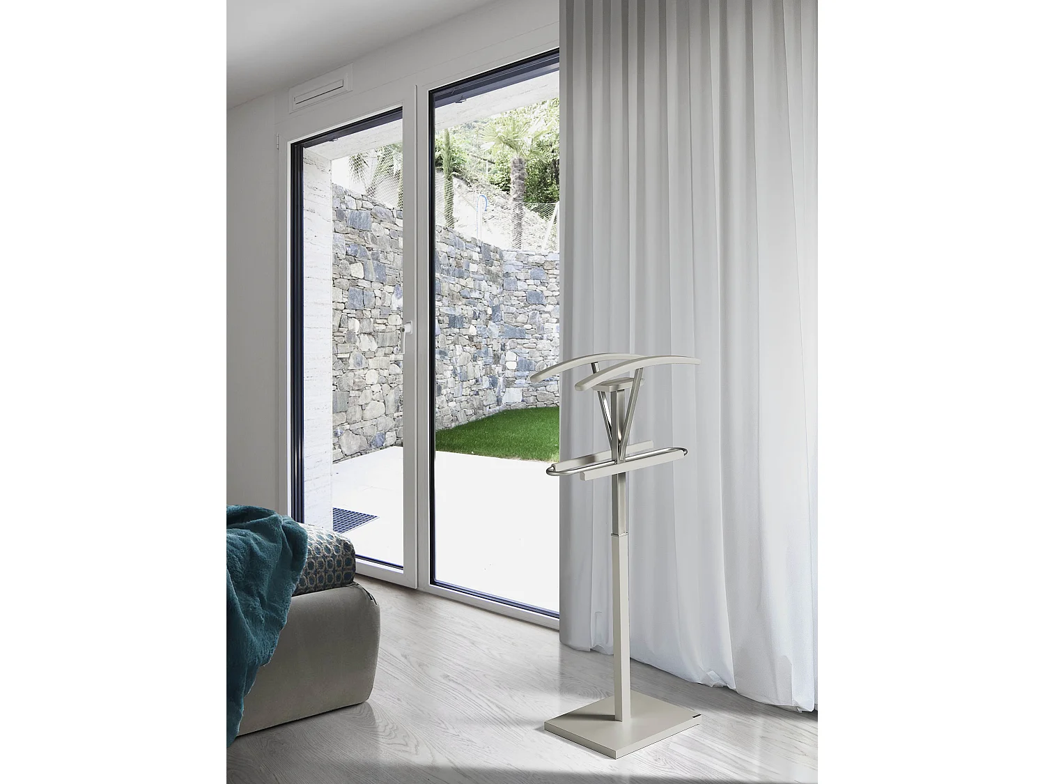 Galán de noche - A110cm x L47cm x F34cm - haya maciza arena - Couple