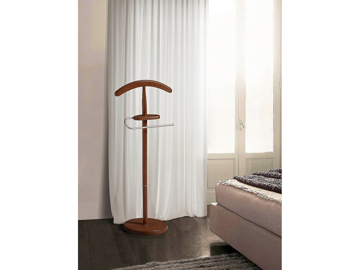 Cabide - A111cm x L44cm x F30cm - faia maciça mogano - Arbre