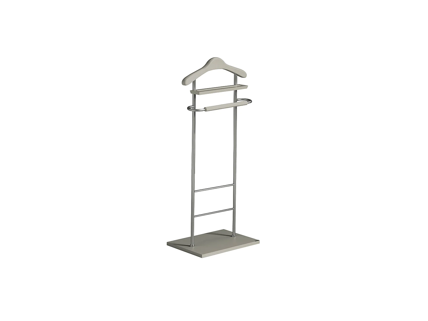 Valet de nuit - H110cm x L45cm x P28cm - hêtre massif taupe - Essence
