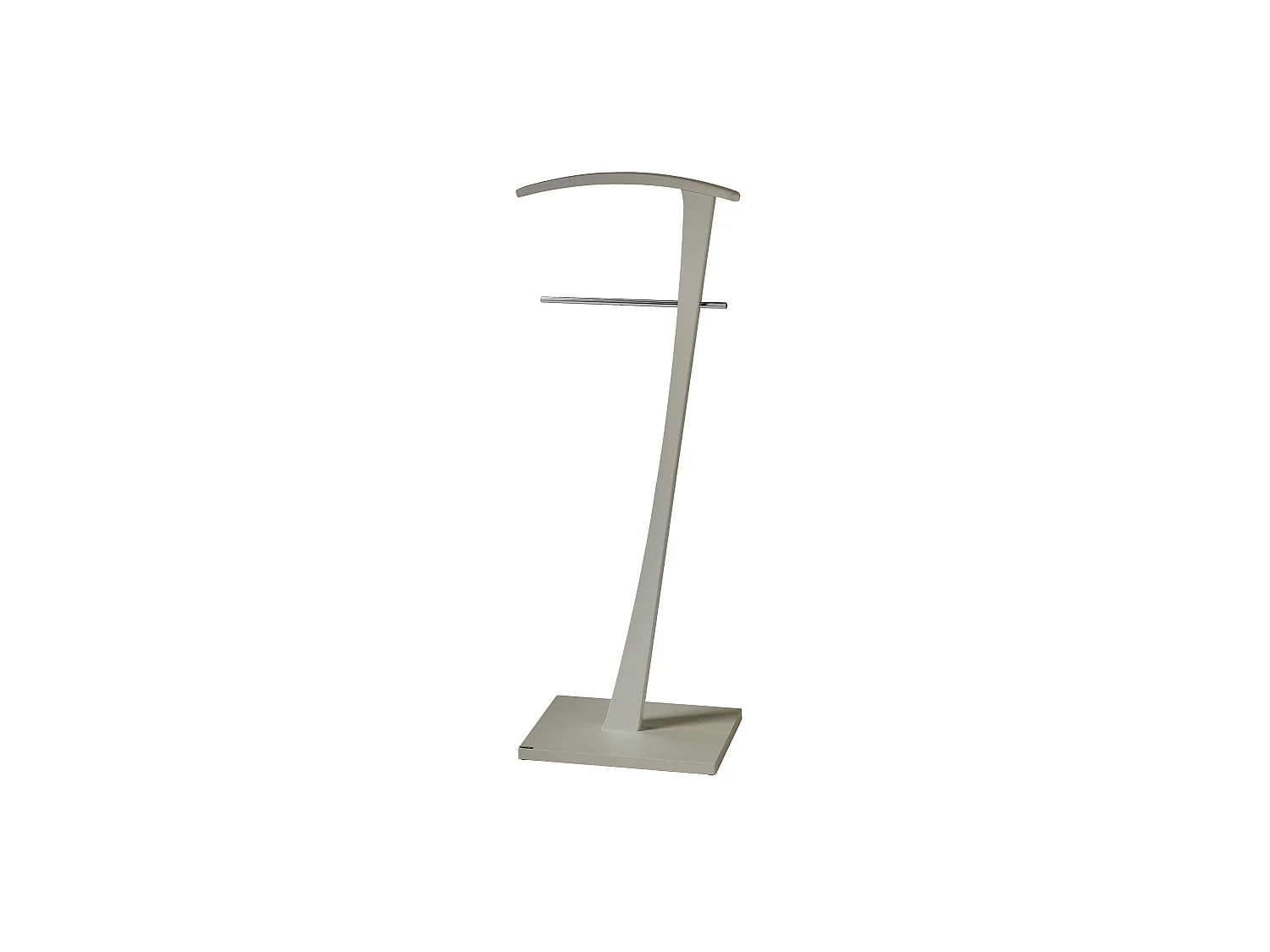 Valet de nuit - H115cm x L48cm x P28cm - hêtre massif taupe - Lindes