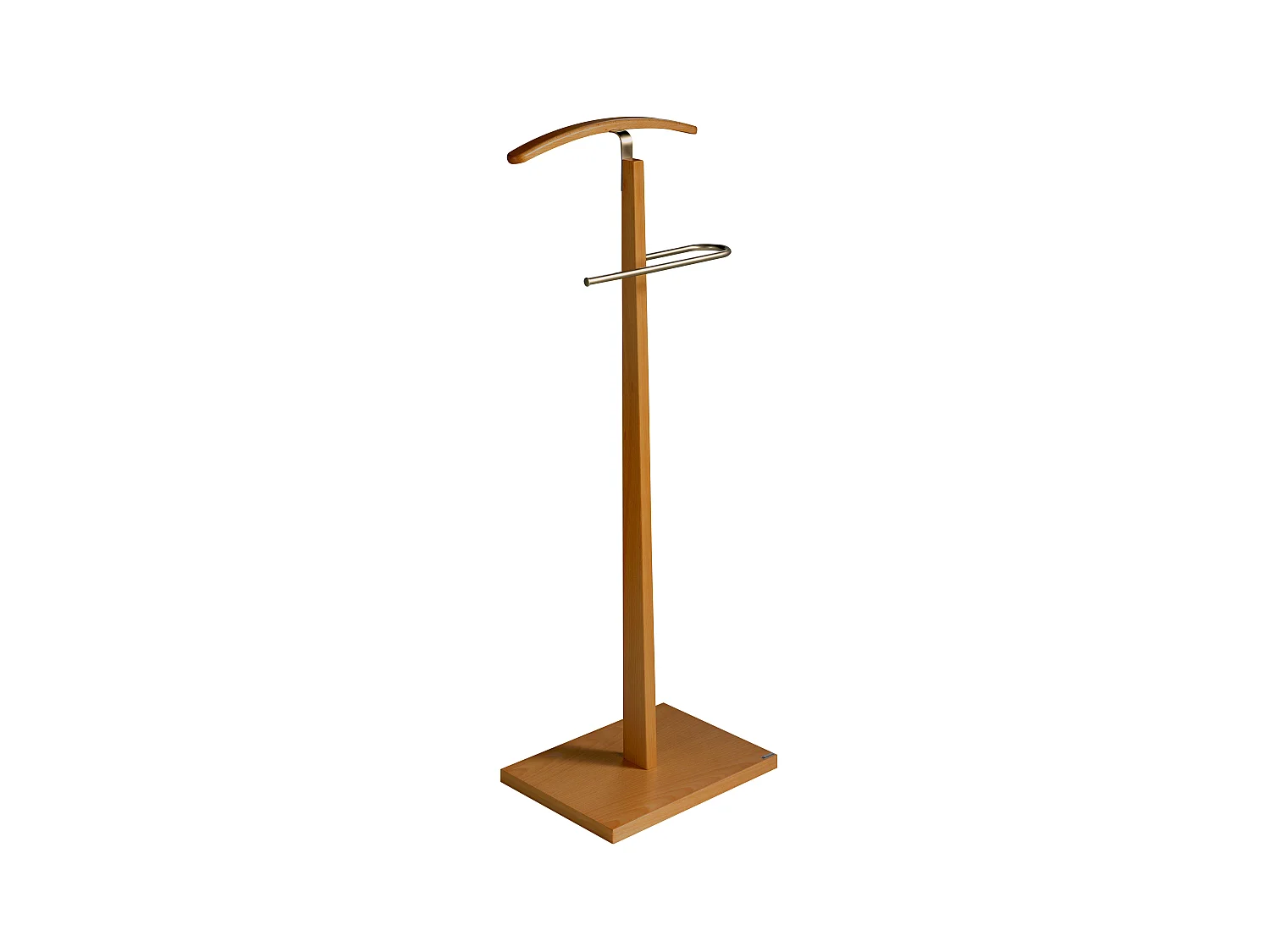 Valet de nuit - H114cm x L48cm x P28cm - hêtre massif cerisier - Smart