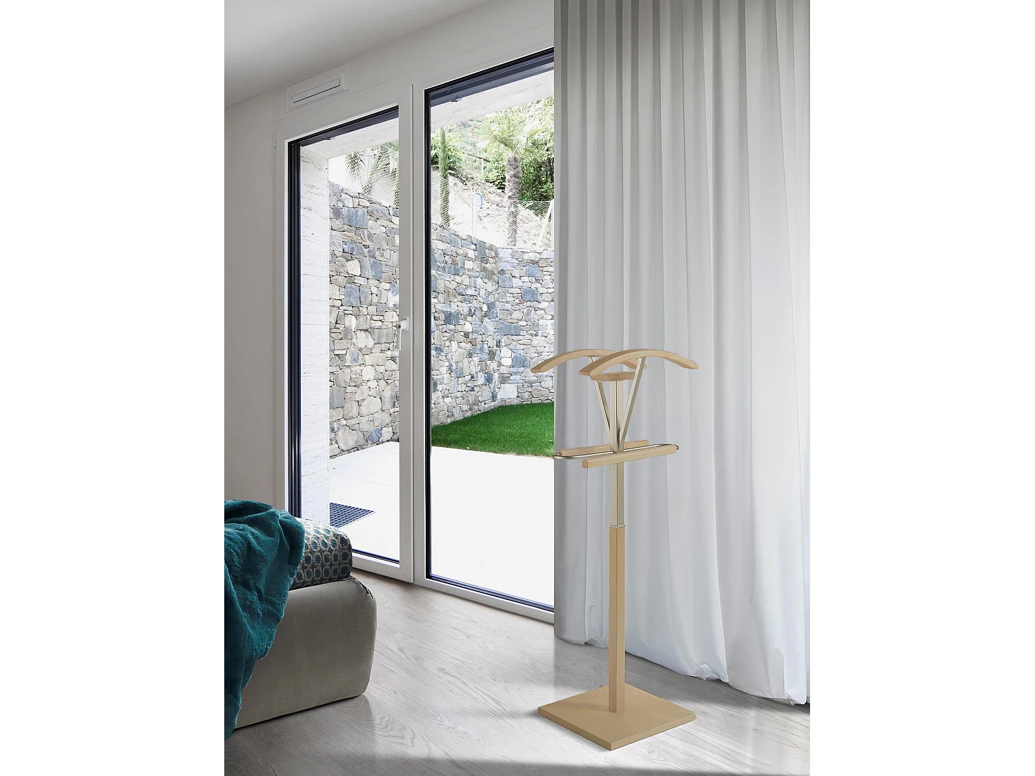 Galán de noche - A110cm x L47cm x F34cm - haya maciza roble - Couple