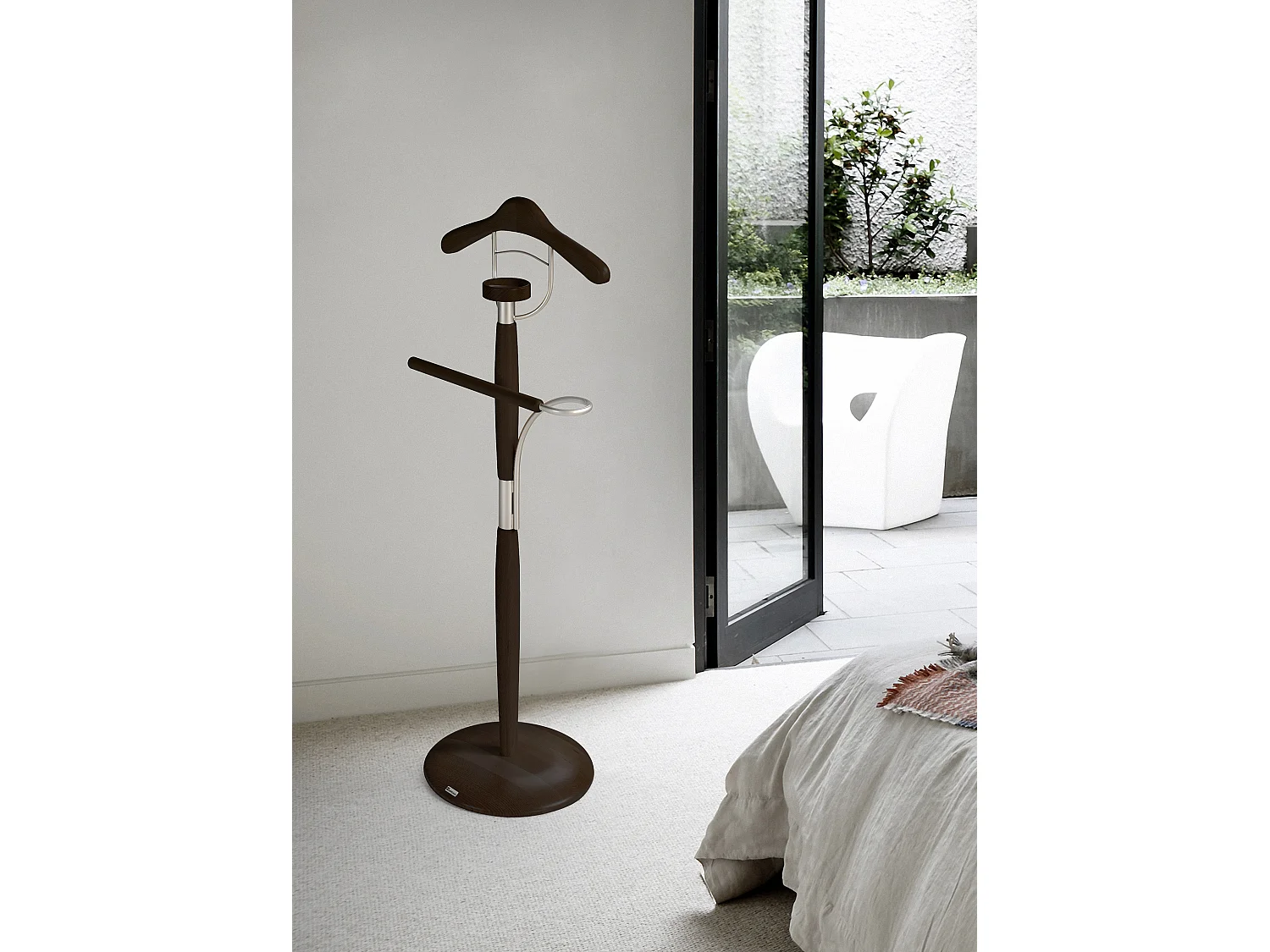 Cabide - A110cm x L45cm x F32cm - faia maciça wengue - Milano