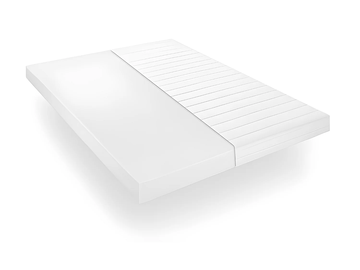 Matelas 140x200, Confort équilibré, ép.10cm - Matelas respirant en mousse froide, housse lavable