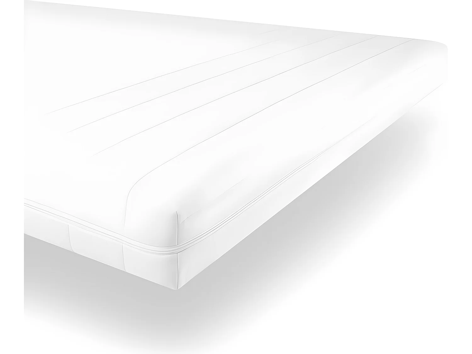 Matelas 140x200, Confort équilibré, ép.10cm - Matelas respirant en mousse froide, housse lavable