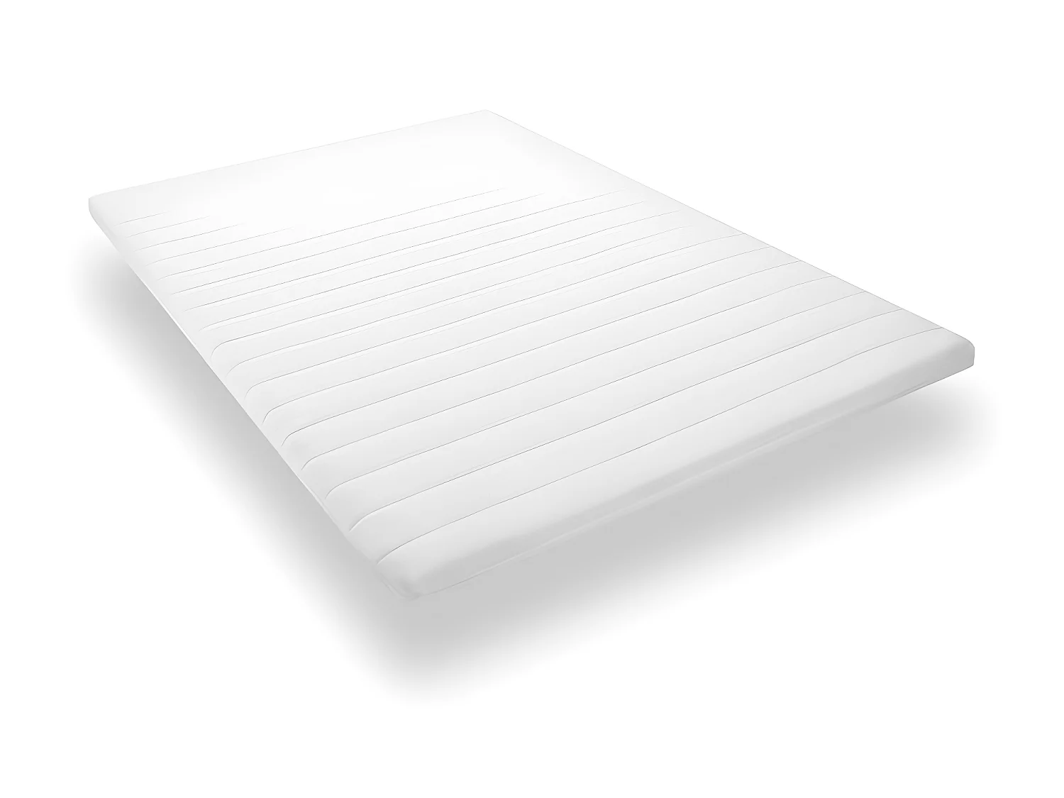 Topper 90x200 cm mit abnehmbaren und waschbaren Bezug