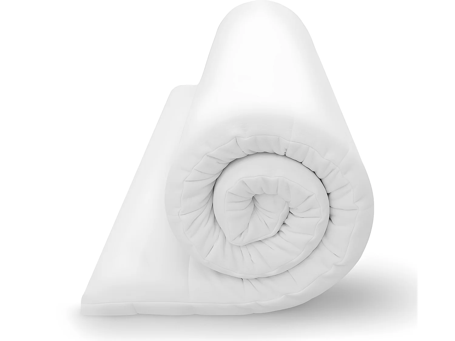 Topper 90x200 cm mit abnehmbaren und waschbaren Bezug