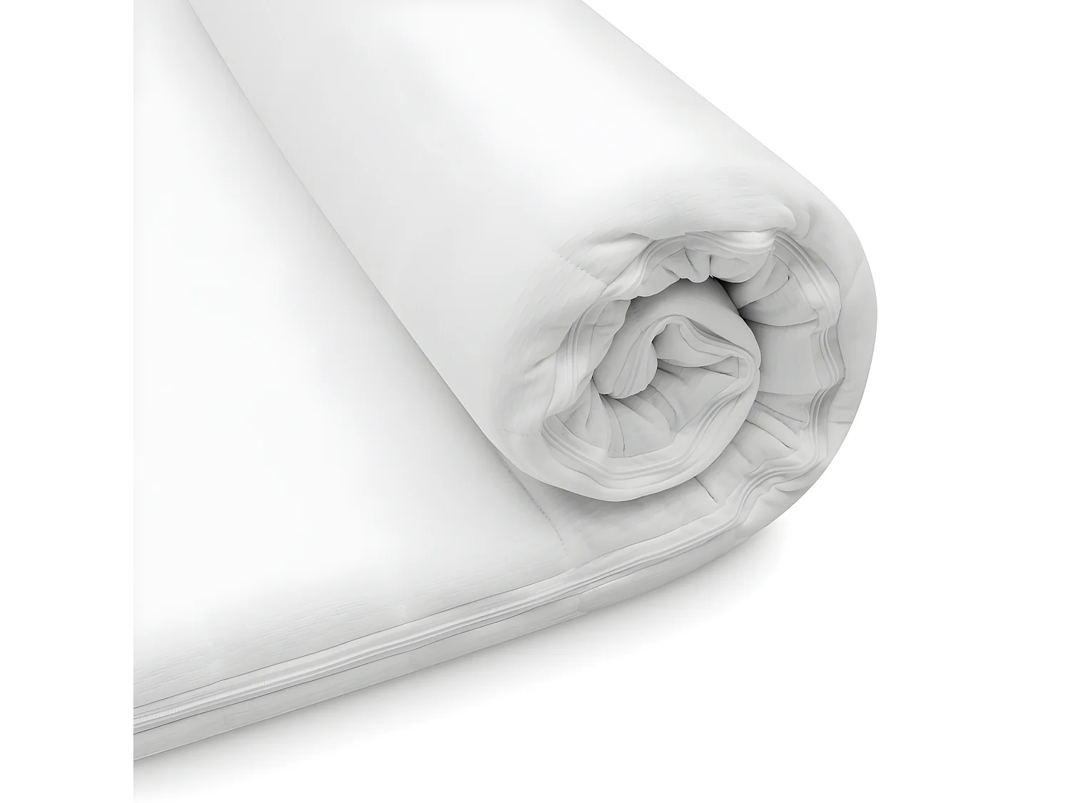 Topper 90x200 cm mit abnehmbaren und waschbaren Bezug