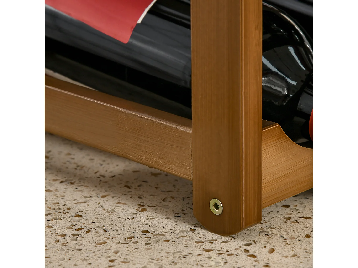 Étagère à bouteilles casier à vin range bouteilles horizontal 4 niv. 16 bouteilles max. bois de bambou