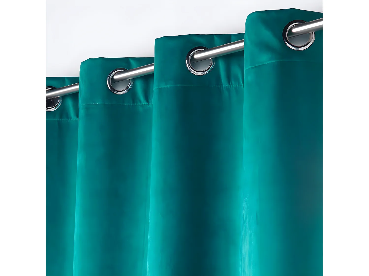 Rideau Occultant "Velounight" 135x260cm Émeraude