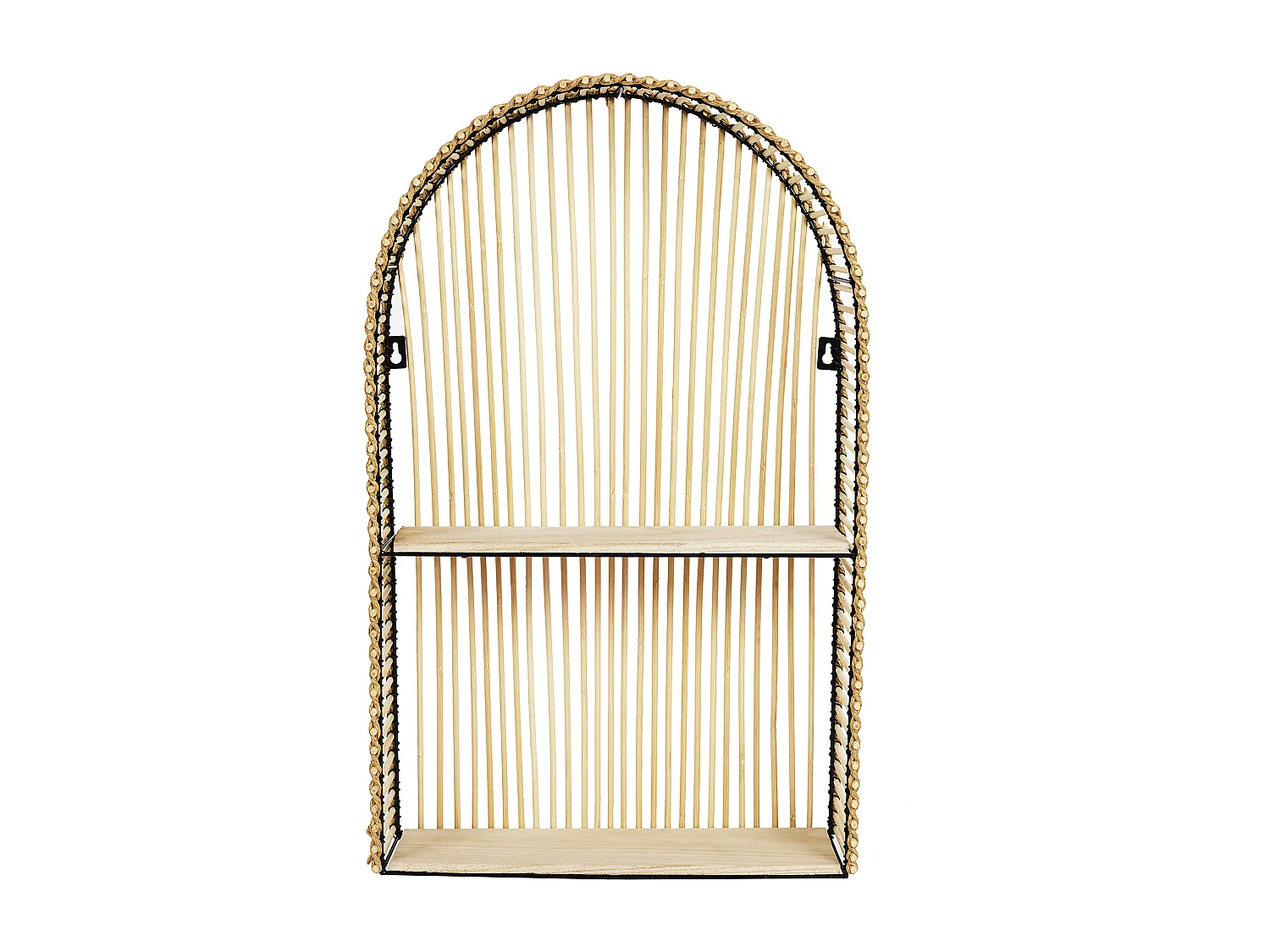 Etagere Fenetre Java Noir, Beige