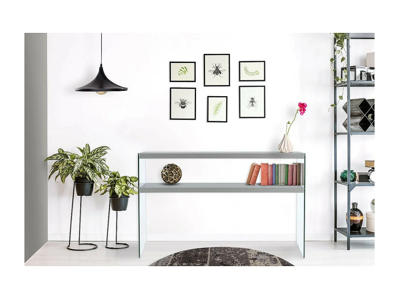 Console Design "Elementary" 110cm Gris