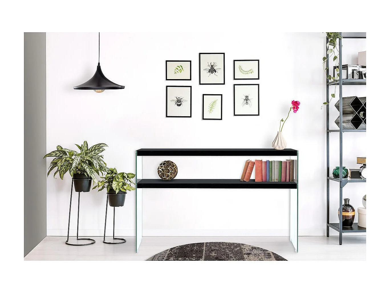 Console Design "Elementary" 110cm Noir