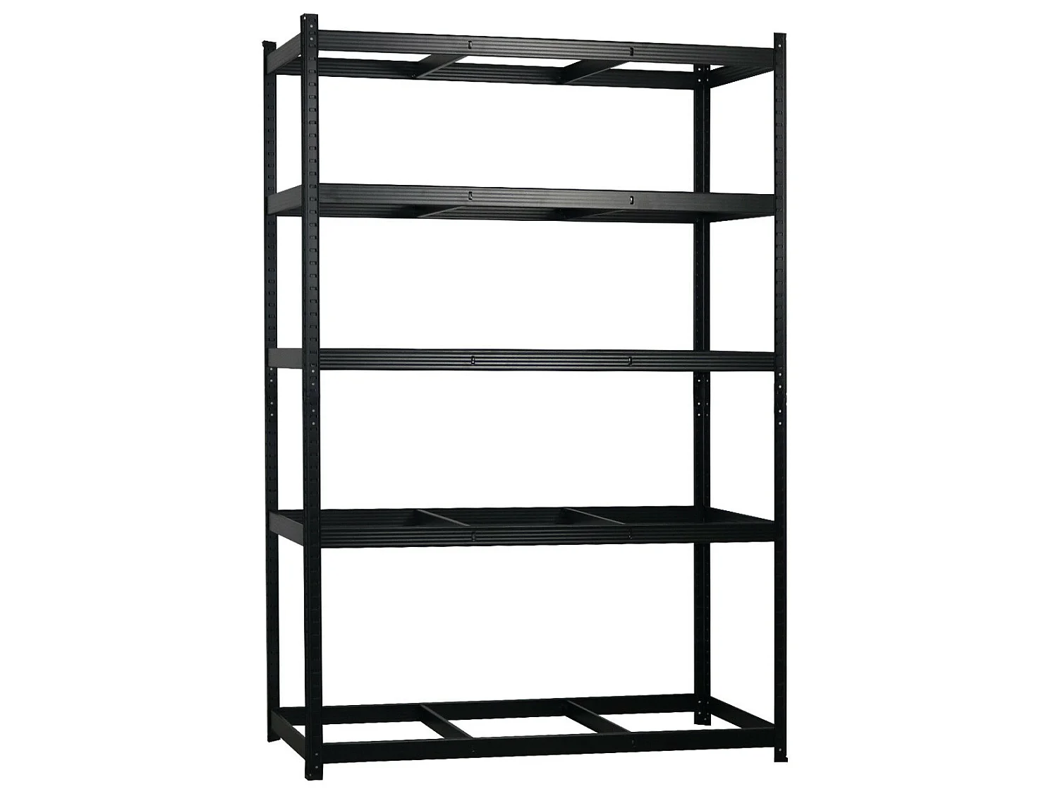 Pack 2 Estanterías Modulares con 5 Baldas Ajustables 180x120x60cm 1250Kg O91