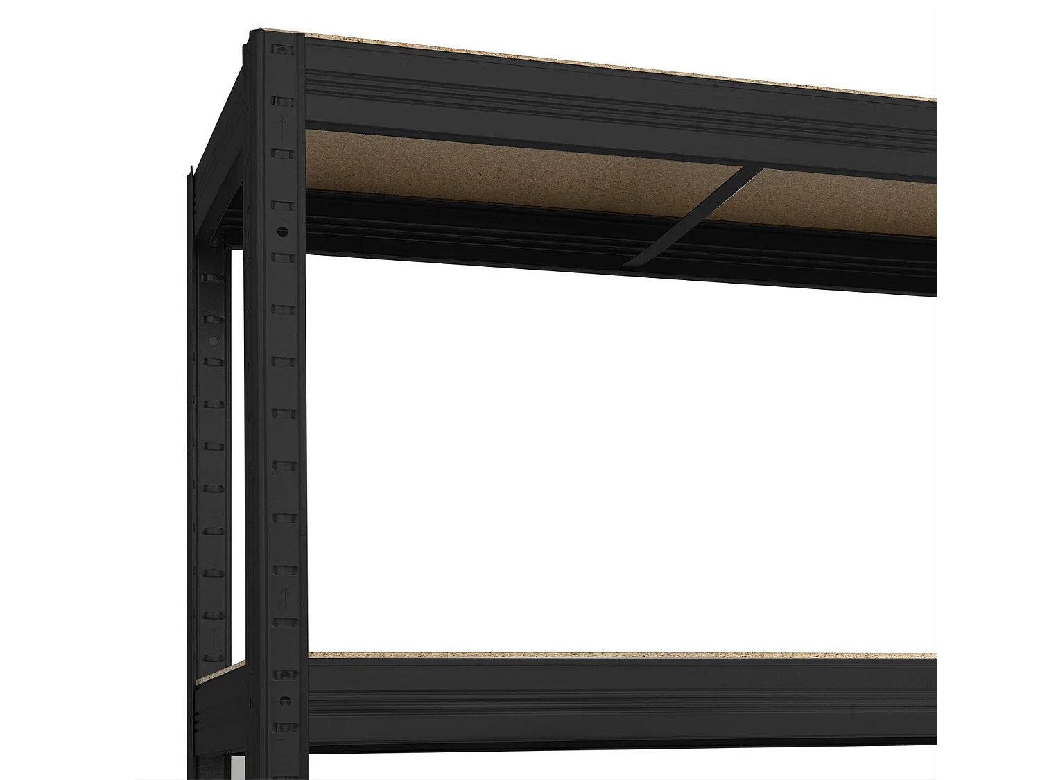 Pack 2 Estanterías Modulares con 5 Baldas Ajustables 180x120x60cm 1250Kg O91