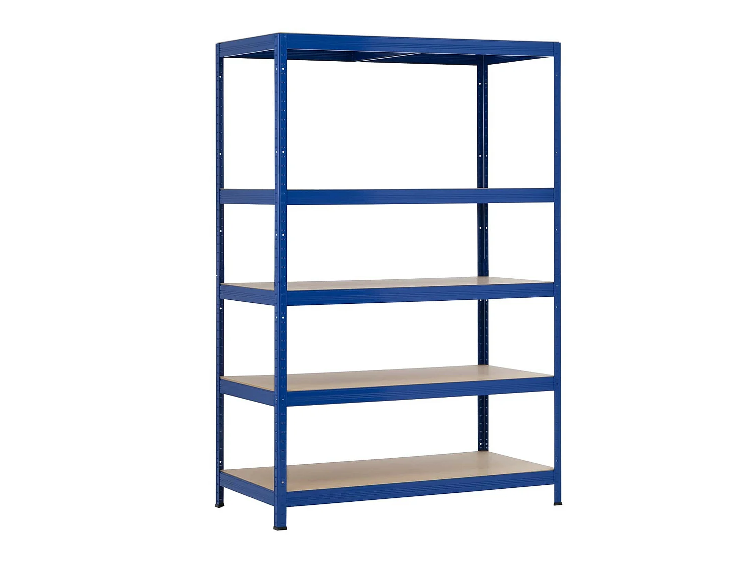 Rayonnage modulaire avec 5 étagères réglables 180x120x60cm 1250Kg O91