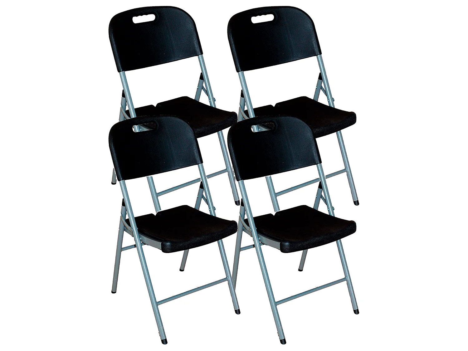 Pack 4 Sillas Plegables con Asa 47x58x87cm O91