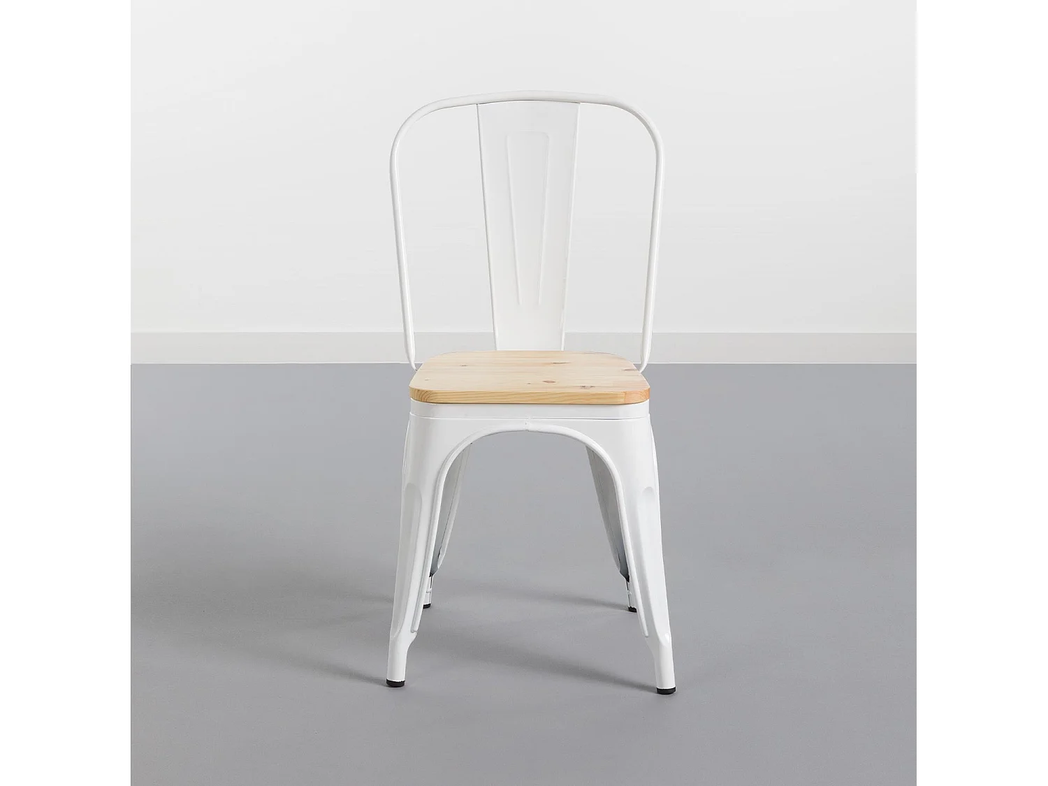 Silla Industrial Strong con Asiento de Madera 45x50x84.5cm Thinia Home