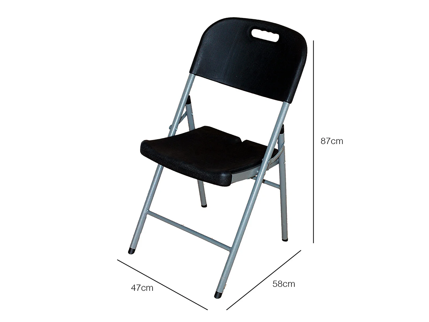 Silla Plegable con Asa 47x58x87cm O91