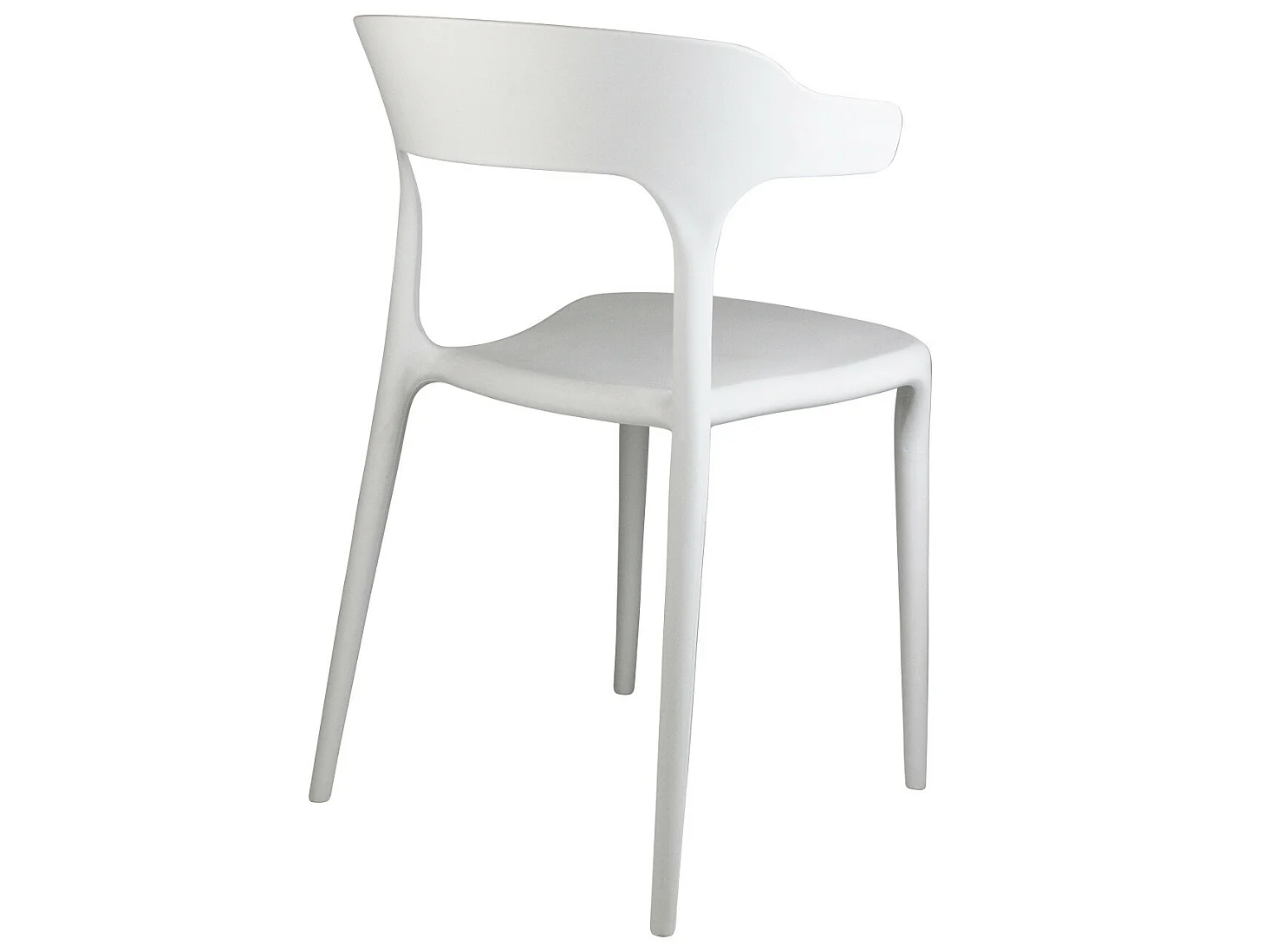 Pack 4 Chaises empilables d'extérieur Madonna 74,3x47x47cm Thinia Home