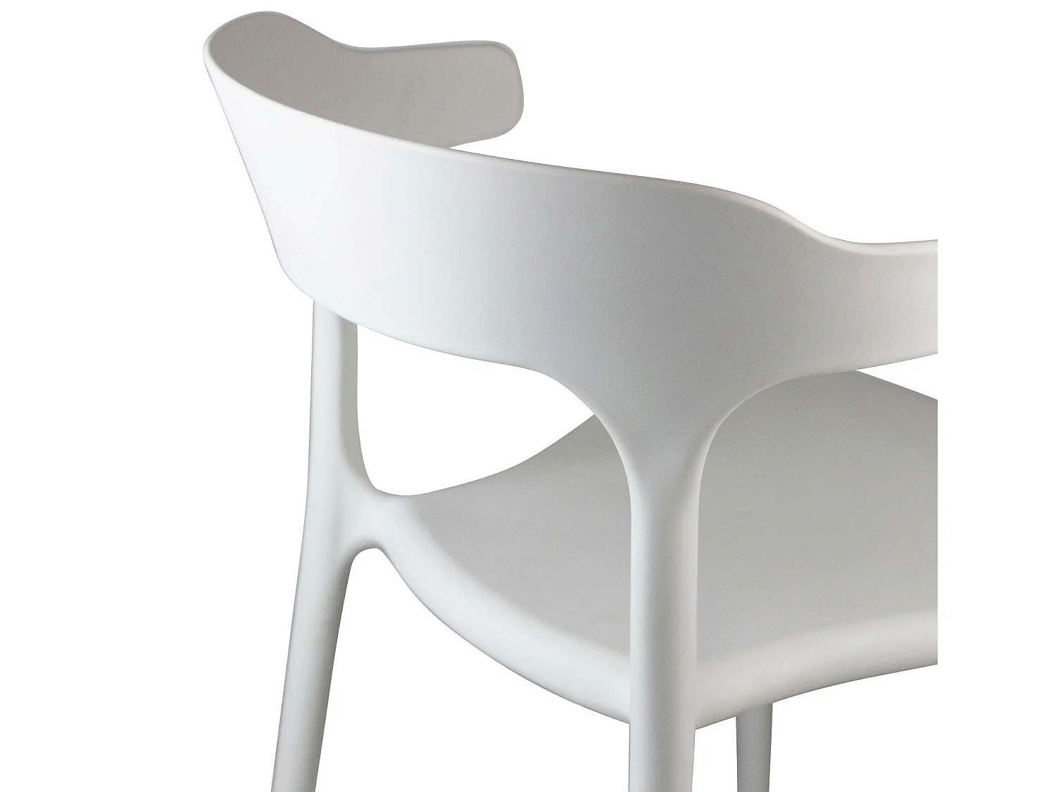 Pack 4 Chaises empilables d'extérieur Madonna 74,3x47x47cm Thinia Home