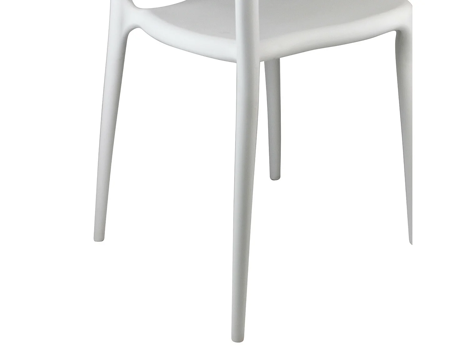 Pack 4 Chaises empilables d'extérieur Madonna 74,3x47x47cm Thinia Home