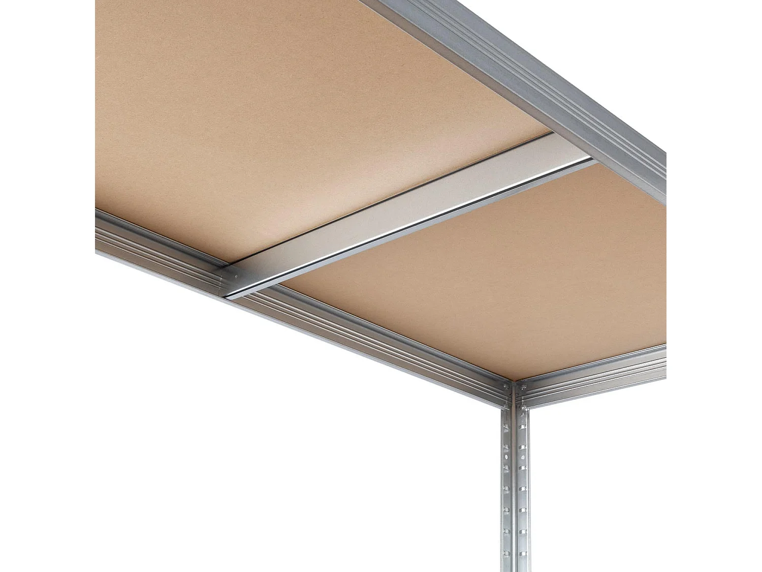 Rayonnage modulaire avec 5 étagères réglables 180x120x60cm 1250Kg O91