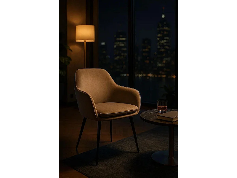 Sillas Comedor - Silla Chic Black - Beige