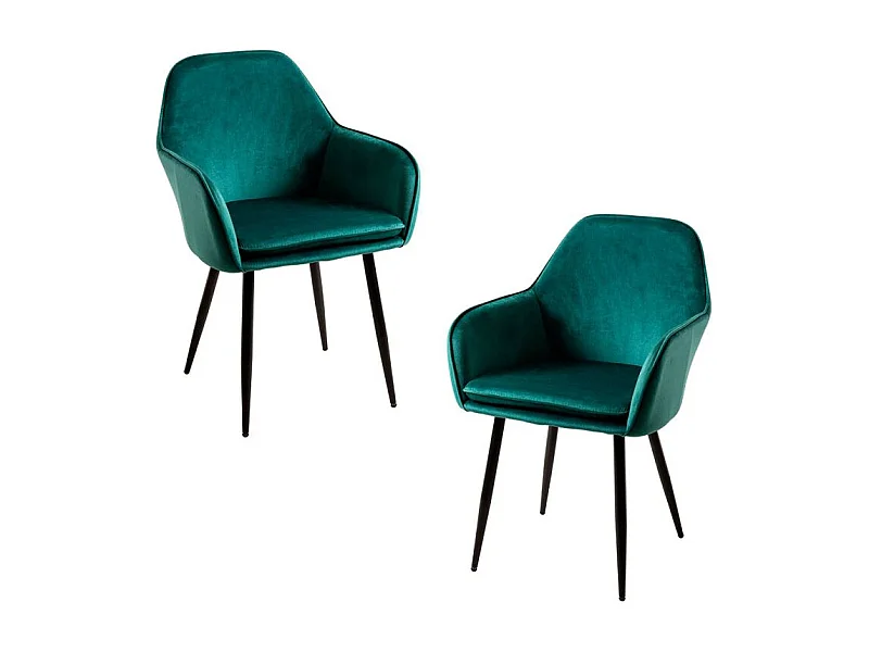 Packs Sillas Comedor - Pack 2 Sillas Chic Black - Verde