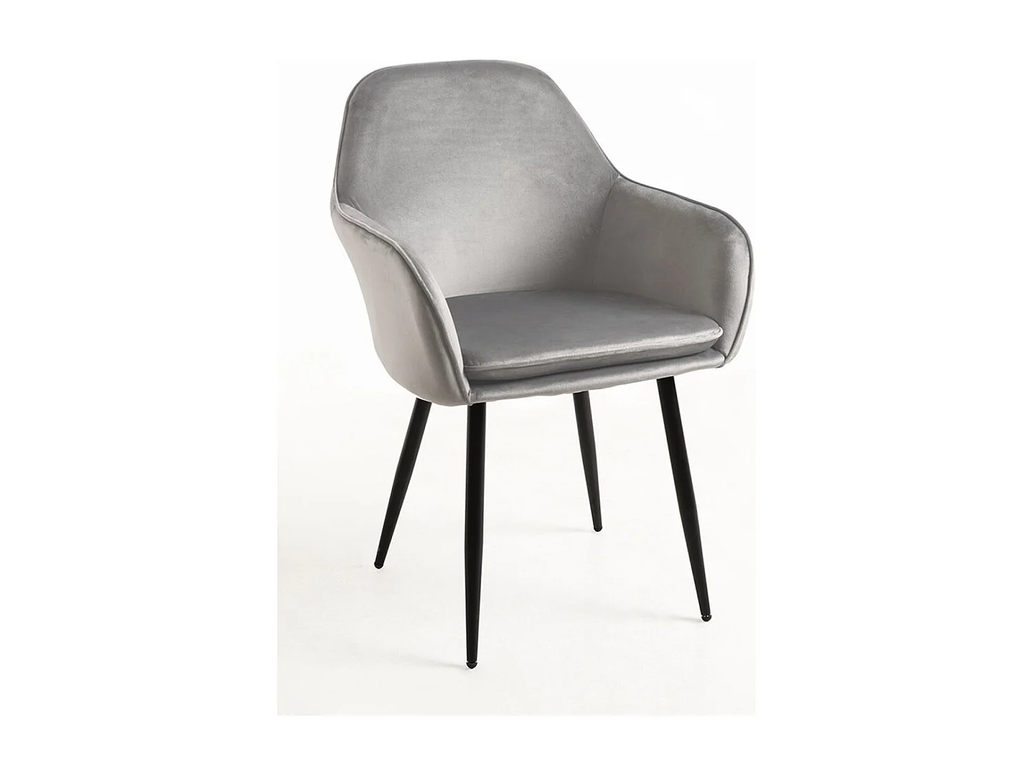Sillas Comedor - Silla Chic Black - Gris claro