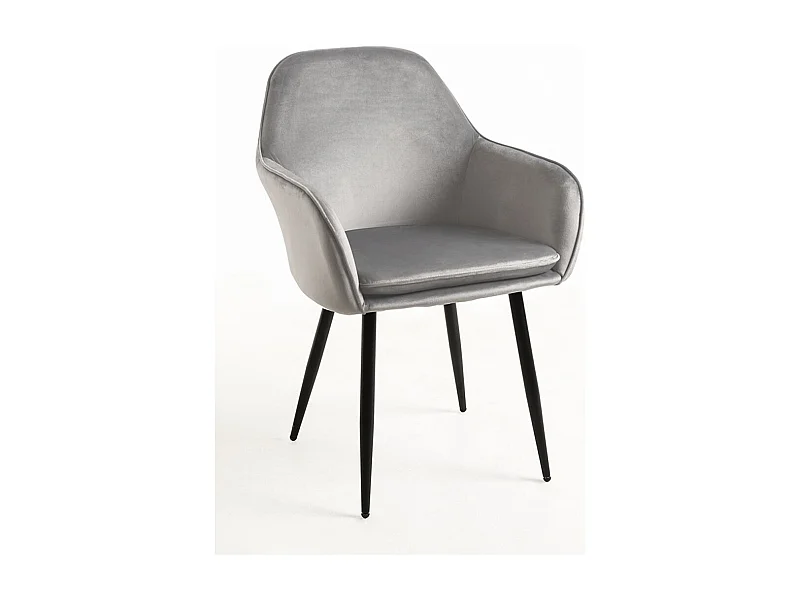 Sillas Comedor - Silla Chic Black - Gris claro