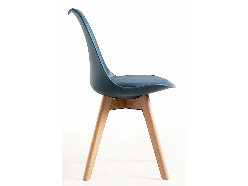 Packs Sillas Comedor - Pack 4 Sillas Synk Basic - Azul Petróleo