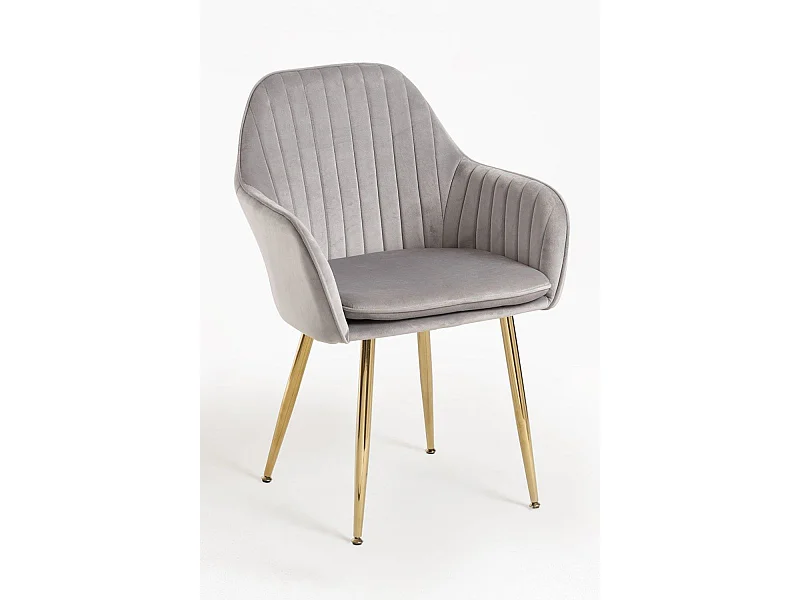 Packs Sillas Comedor - Pack 4 Sillas Chic Golden - Gris claro