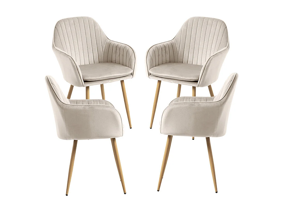 Packs Sillas Comedor - Pack 4 Sillas Chic - Beige
