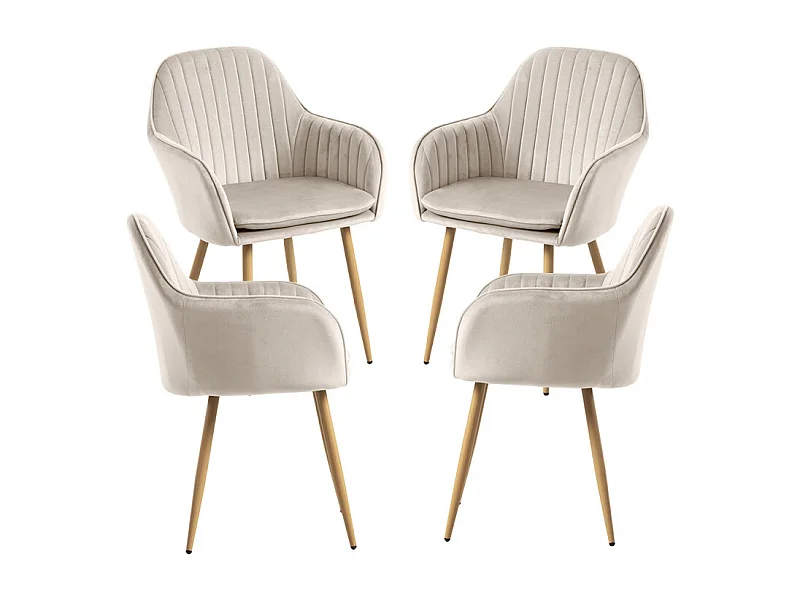 Packs Sillas Comedor - Pack 4 Sillas Chic - Beige