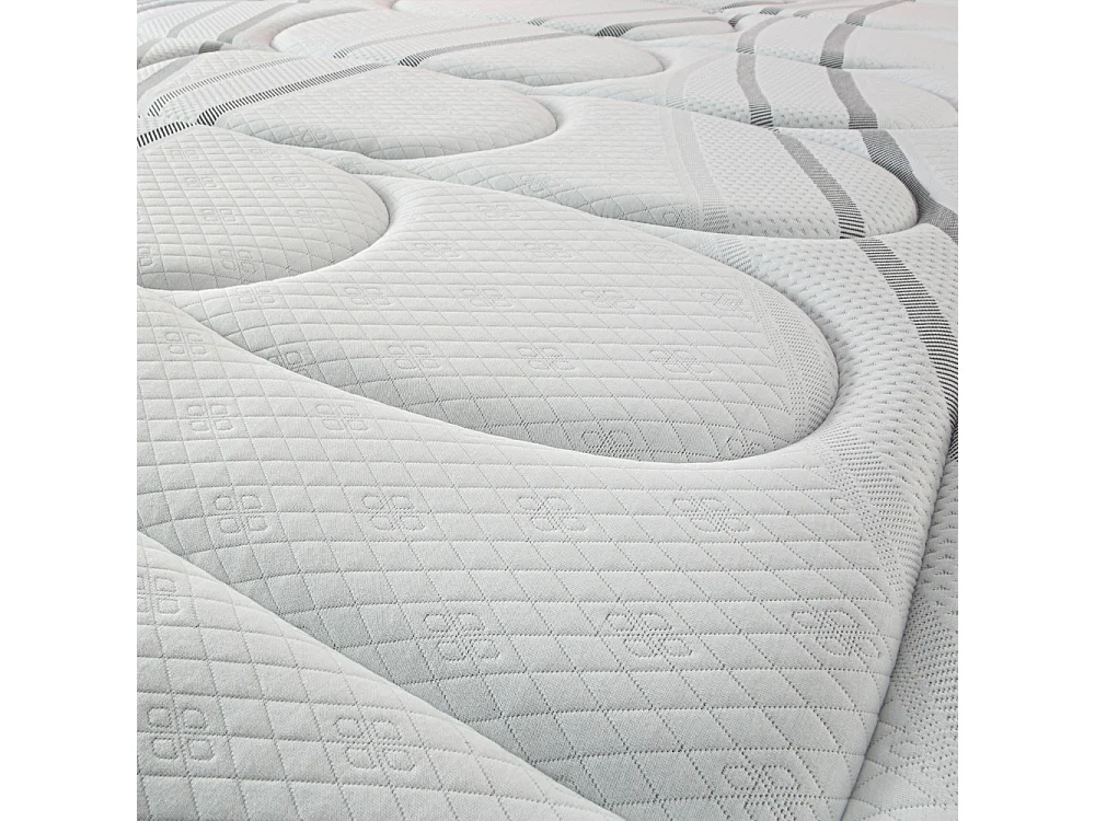 Ensemble Matelas Signature Ressorts ensachés Accueil mémoire et sommier en kit - 160 x 200 cm
