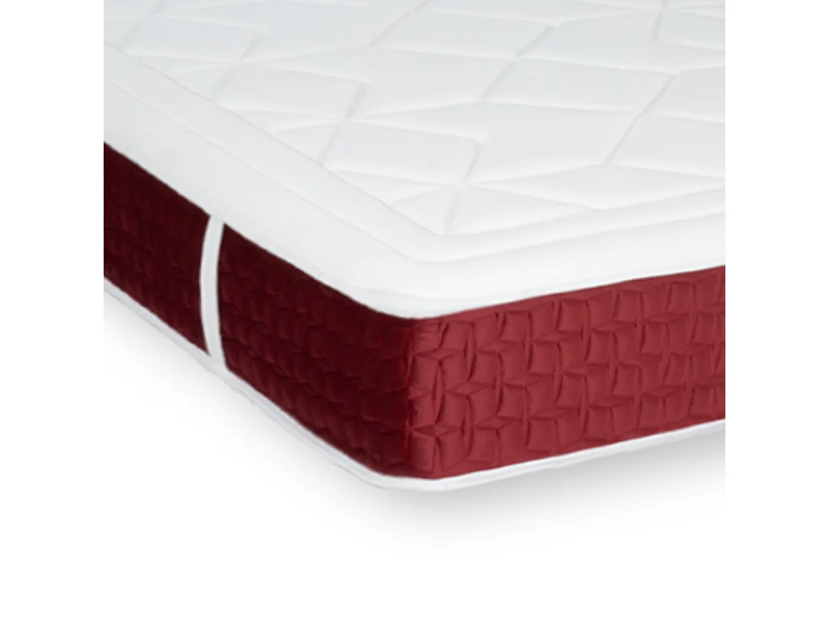 Ensemble Passion 90x190 cm + sommier bois + accessoires - Ressorts + mémoire - Ép. 32 cm