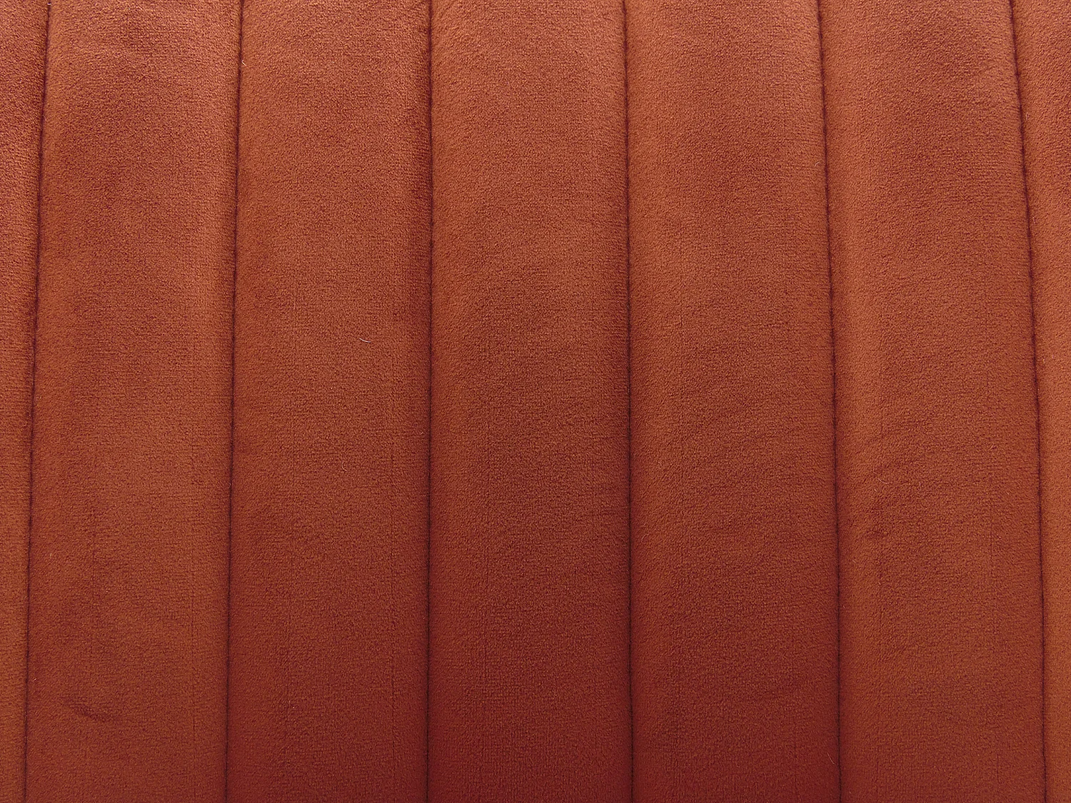 Lot de 2 chaises avec accoudoirs en velours et métal noir - Terracotta - ELEANA