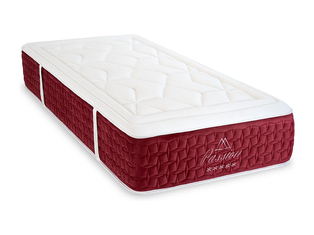 Matelas Passion Ressorts ensachés Accueil mémoire de forme - 32cm - 90 x200 cm