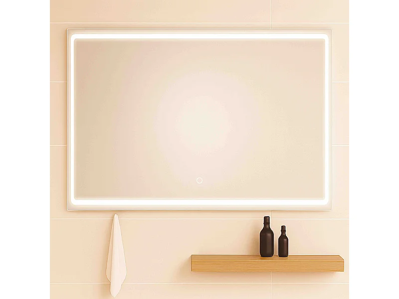 Miroir salle de bain LED tactile 115 cm